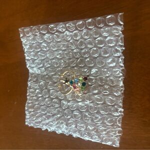 Elegant Gold Multi-Color Gemstone Ring